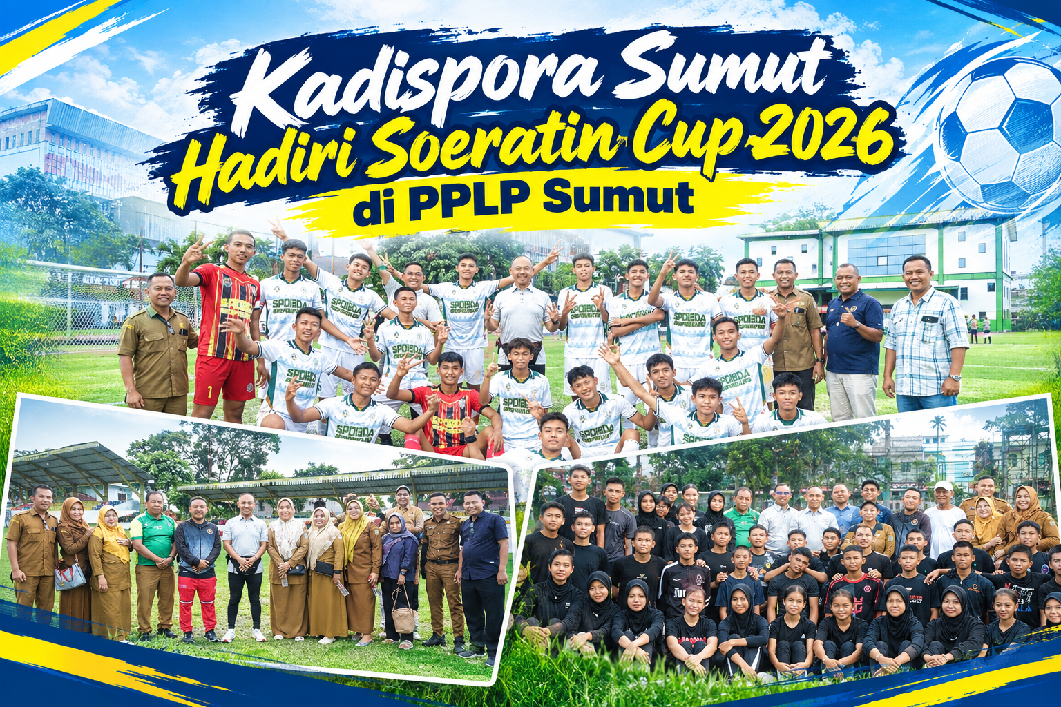 Kadispora Sumut Hadiri Soeratin Cup 2026 di PPLP Sumut